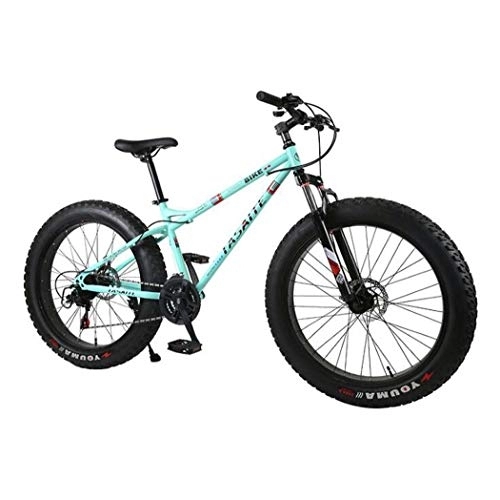 Fat Tyre Bike : G.Z Snow Bike, Carbon Steel Mountain Bike, 24 Inch 26 Inch Multi-Speed Adjustable Student Bike Road Bike, orange, 24 inches