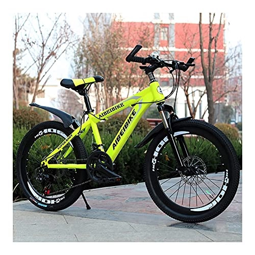 Fat Tyre Bike : GUHUIHE Fat Mountain Bike Variable Speed Cross Country Bicycle Adults Student Children Bmx Road 20-26 Inches Bike For Men And Women (Color : Green, Size : 21)
