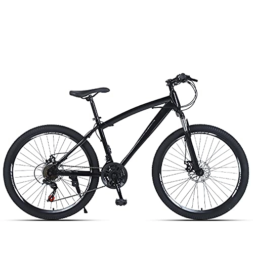 Fat Tyre Bike : HAOANGZHE 24 / 26 inch mountain bike, fat frame made of carbon steel, non-slip tires, 21 / 24 / 27 variable speed, men, women gear shift bicycle
