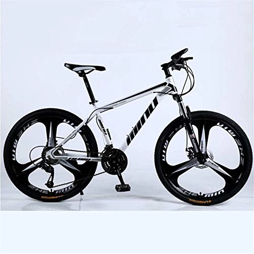 Fat Tyre Bike : HCMNME durable bicycle, Mountain Bikes, Mountain Bicycle, 24" 26" Adult Mountain Bikes, 4.0 Fat Tire Dual-Suspension Mountain Bicycle, High-Carbon Steel Frame 21 / 24 / 27 Speed Alloy frame with Disc