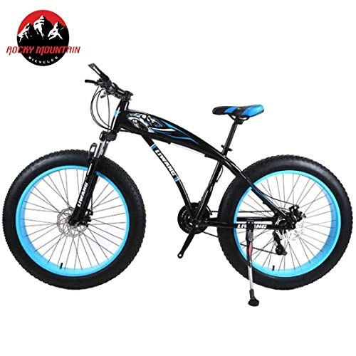 Fat Tyre Bike : JLFSDB Mountain Bike Mountain Bicycles Unisex 26'' Lightweight Aluminium Alloy Frame 21 / 24 / 27 Speed Disc Brake Front Suspension (Color : A, Size : 27speed)