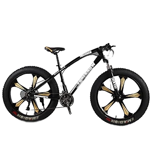 Fat Tyre Bike : Kays 26" Wheel Size Mountain Bike For Adult 21 / 24 / 27 Speeds Dual Suspension Man And Woman Bicycle(Size:27 Speed, Color:Black)