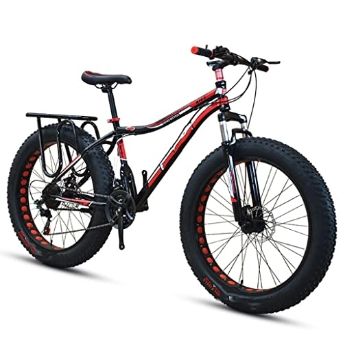 Fat Tyre Bike : KDHX 24 Inch Mountain Bike High Carbon Steel Frame Dual Disc Brake Full Suspension Multiple Colors for Men and Women Outdoor Sports Commuting (Color : Blue, Size : 27 speed-24 inches)