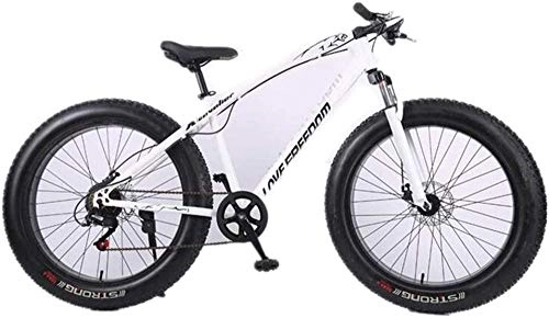 Fat Tyre Bike : Kids' Bikes Dual Suspension Mountain Bikes Dual Suspension Mountain Bike 26 Inch Commuter City Off-road Bicycle Double Disc Brake (Color : Silver Size : 27 speed)-27_speed_Silver