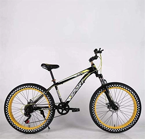 Fat Tyre Bike : Leifeng Tower Lightweight， Mens Adult Fat Tire Mountain Bike, Double Disc Brake Beach Snow Bikes, Road Race Cruiser Bicycle, 24 Inch Wheels Inventory clearance (Color : F, Size : 21 speed)