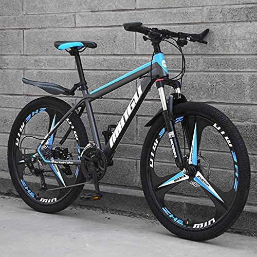 Fat Tyre Bike : LXMTing 26 Inch Men's Mountain Bikes, Gender Fat Snow Bicycle, 24 / 27Speed Cross Country Bicycle Student Bmx Road Racing Speed Bike, D, 27 speed