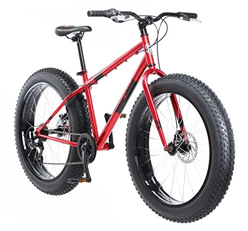Fat Tyre Bike : Mongoose Dolomite Fat Tire Bike 26 wheel size 18" frame Mountain Bicycle, Blue