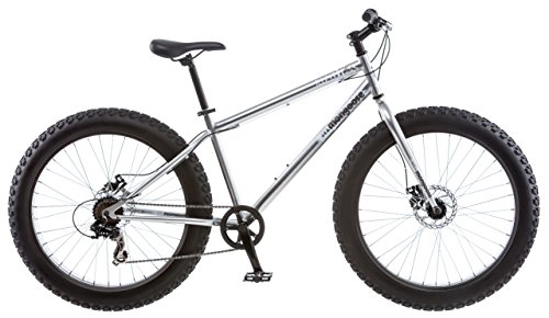 Fat Tyre Bike : Mongoose Men's Malus Fat Tire Bike, Silver