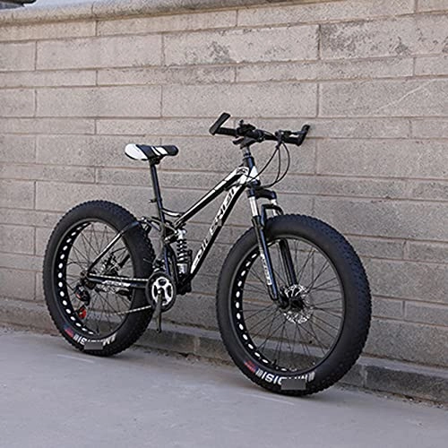 Fat Tyre Bike : Mountain Bikes Cycling Cross Country Off-Road Bicycle Variable Speed Mtb Road Fat Tire Trail Bikes For Men And Women 21 Speed 24 Inch Hollow out blue, black
