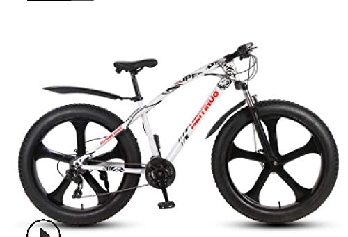 Fat Tyre Bike : peipei 26 inch double disc brake wide tire variable speed adult mountain bike fat bike-12_twenty four