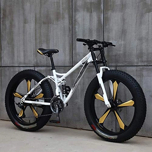 Fat Tyre Bike : QinnLiuu Adult Mountain Bike Country Mountain Bike 26 Inch MTB Country Gearshift Bicycle 7 / 21 / 24 / 27 Speed Adult MTB with Adjustable Seat, 1, 26 inch 7 speed
