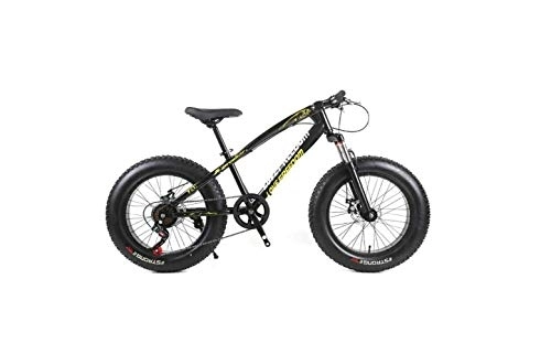 Fat Tyre Bike : SEESEE.U Mountain Bike Unisex Hardtail Mountain Bike 7 / 21 / 24 / 27 Speeds 26 inch Fat Tire Road Bicycle Snow Bike / Beach Bike with Disc Brakes and Suspension Fork, Black, 27 Speed