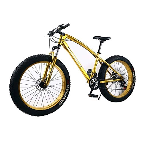 Fat Tyre Bike : Specialized Mountain Bike 4.0 Fat Tire Mountain Bike Outroad Mountain Bike 26 Inch Wheel High Carbon Steel Frame Bold Fork for Off-Road Fitness Outing (21 Speed 26 inch)
