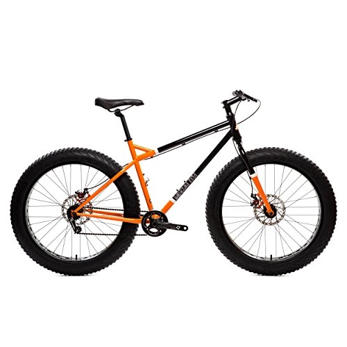 Fat Tyre Bike : State Bicycle Co Offroad Division, Megalith Fat Bike, Midnight Blue / Orange