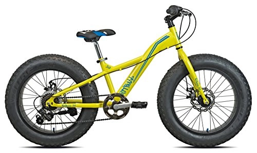 Fat Tyre Bike : TORPADO Bike Fat Bike Pit Bull 20"Steel 6V Yellow (Baby) / Bicycle Fat Bike Pit Bull 20" Steel 6V Yellow (Kid)