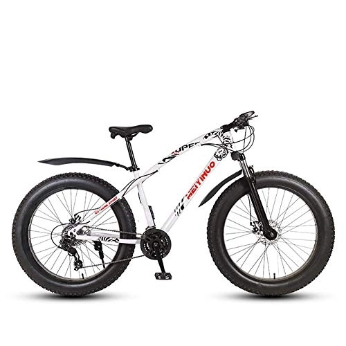 Fat Tyre Bike : unknow YYHEN 26 Inch Double Disc Brake Wide Tire Off-Road Variable Speed Bicycle Adult Mountain Bike Fat Bikes, Adult Mates Hanging Out Together