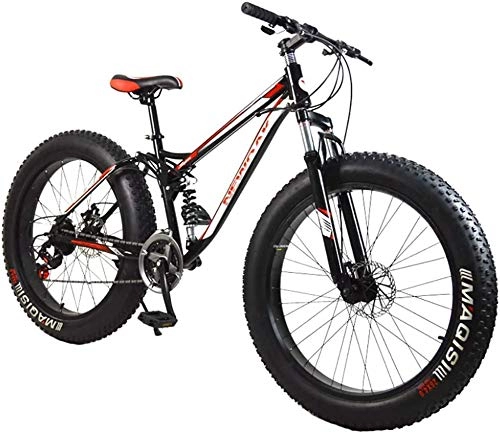 Fat Tyre Bike : XINHUI Mountain Bike Downhill Mtb Bicycle / Adult Bicycle, Aluminium Alloy Frame 21 Speed 26 Inch Fat Tire Mountain Bicycle, for Adults, Students
