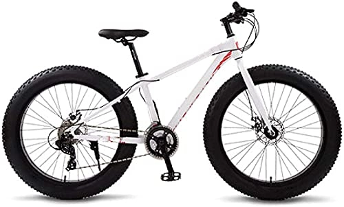 Fat Tyre Bike : YANGHAO-Adult mountain bike- Mountain Bike, Road Bikes Bicycles Full Aluminium Bicycle 26 Snow Fat Tire 24 Speed Mtb Disc Brakes, for Urban Environment and Commuting To and From Get Off Work YGZSDZXC-04