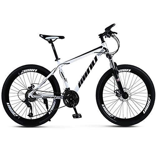 Fat Tyre Bike : YGTMV Mountain Bike Disc Brake Shock Absorption 21 / 24 / 27 / 30 Speeds Disc Brakes Fat Bike 24-26 Inch 40 Knife Adult Outdoor Student Mountain Snow Bicycle, 24 inch, 21 speed