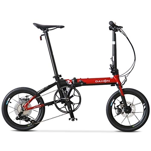 Folding Bike : 16 Inch Mini Ultra Light Speed Folding Bicycle Adult Student Men And Women Bicycle