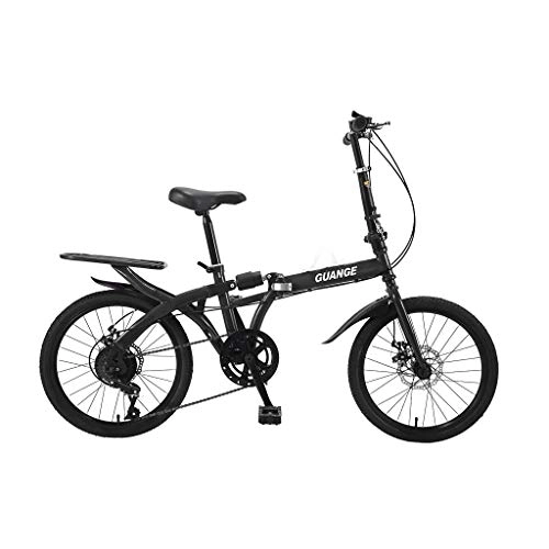 Folding Bike : 16-Inch Shift-Free Installation-Free Folding Bicycle Speed Mini Road Bike Adult Student City Variable Speed Adjustable Bicycle For Travel Work