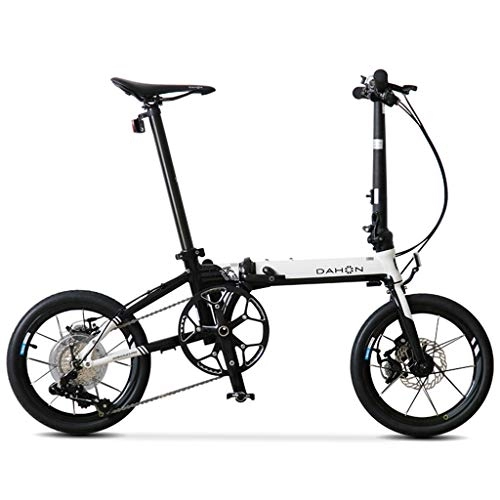 Folding Bike : 16 Inch Ultra Light Speed Folding Bicycle Adult Student Men And Women Bicycle