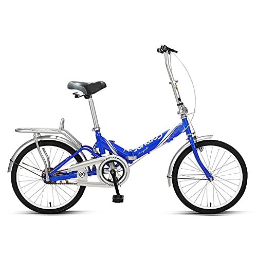 Folding Bike : 20" Lightweight Alloy Folding City Bike Bicycle, Comfortable Mobile Portable Compact Lightweight Great Suspension Folding Bike for Men Women - Students and Urban Commuters / A / 20inch
