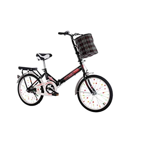 Folding Bike : ADOSB Folding Bicycle - Creative Fashion Folding Bicycle Bicycle Unisex Folding Bicycle Lightweight And Durable
