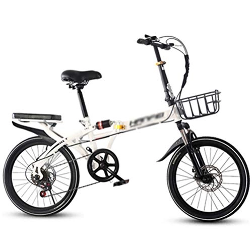 Folding Bike : ADOSB Folding Bicycle - Creative Fashion Personality Folding Bicycle Personality Shock Absorption Ultra Light Portable Exquisite And Durable Folding Bicycle