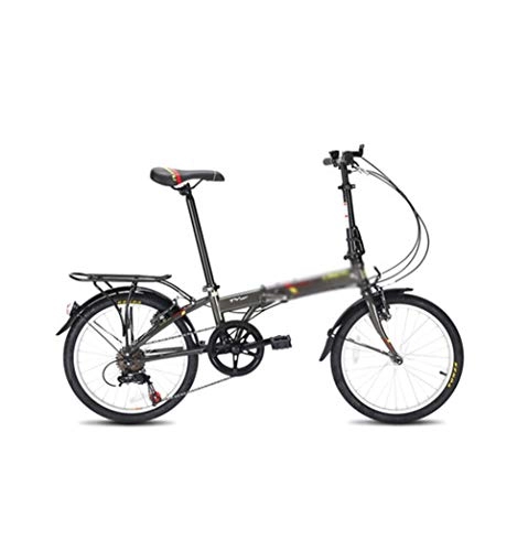 Folding Bike : ADOSB Folding Bicycle - Creative Folding Bicycle Personality Shock Absorption Ultra Light Portable Exquisite And Durable Folding Bicycle