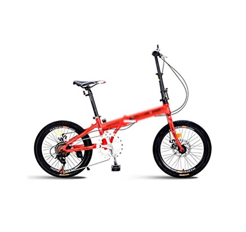 Folding Bike : ADOSB Folding Bicycle - Creative Personality Home Fashion Folding Bicycle Personality Shock Absorption Ultra Light Portable Exquisite And Durable Folding Bicycle