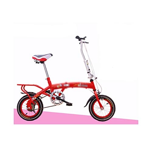 Folding Bike : ADOSB Folding Bicycle - Creative Simple Household Folding Bicycle Personality Shock Absorption Ultra Light Portable Exquisite And Durable Folding Bicycle