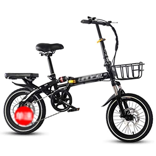 Folding Bike : ADOSB Folding Bicycle - Home Fashion Personality Folding Bicycle Personality Shock Absorption Ultra Light Portable Exquisite And Durable Folding Bicycle