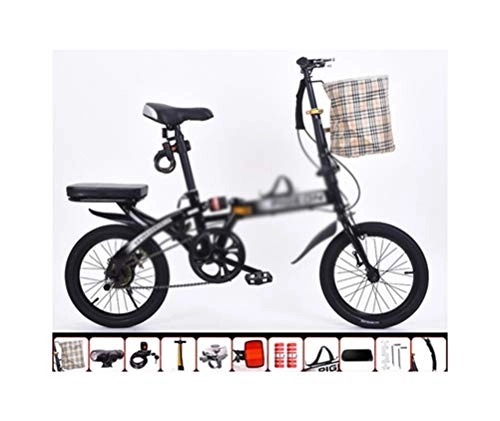 Folding Bike : ADOSB Folding Bicycle - Personalized Folding Bicycle Shock Absorption Ultra Light Portable Exquisite And Durable Folding Bicycle