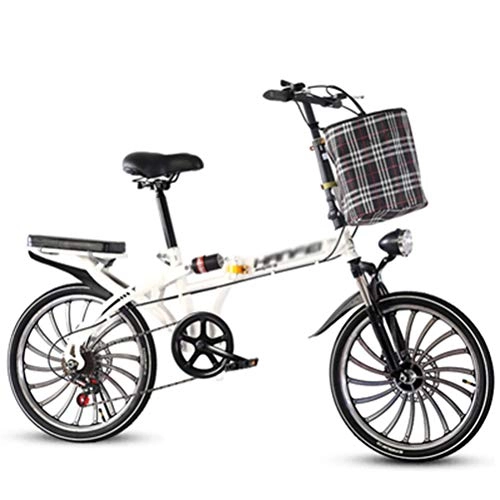Folding Bike : ADOSB Folding Bicycle - Simple And Durable Personality Home Folding Bicycle Personality Shock Absorption Ultra Light Portable Exquisite And Durable Folding Bicycle