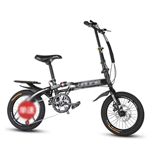 Folding Bike : ADOSB Folding Bicycle - Simple And Stylish Durable Folding Bicycle Personality Shock Absorption Ultra Light Portable Exquisite And Durable Folding Bicycle
