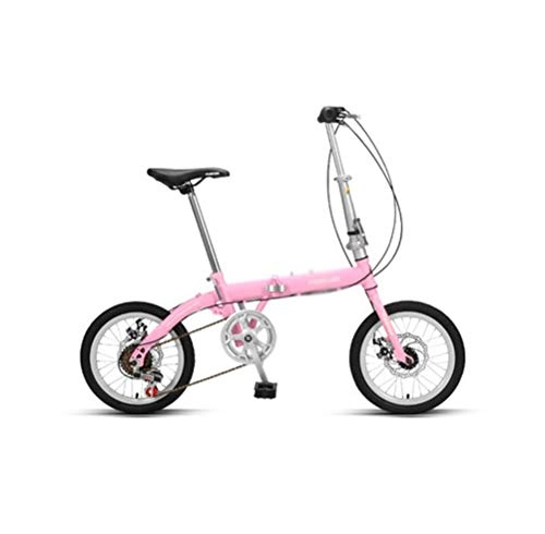 Folding Bike : ADOSB Folding Bicycle - Simple Personality Fashion Home Folding Bicycle Personality Shock Absorption Ultra Light Portable Exquisite And Durable Folding Bicycle