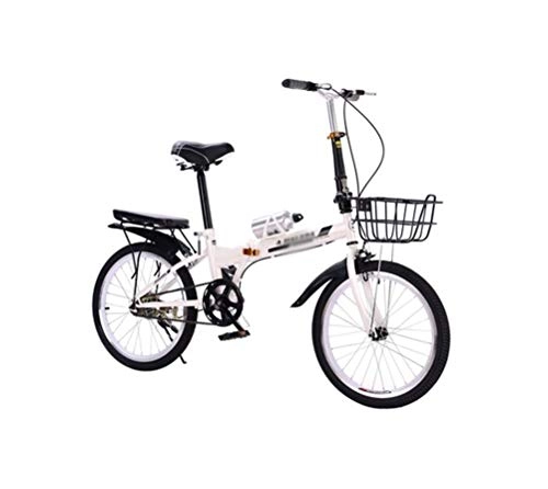 Folding Bike : ADOSB Folding Bicycle - Simple Personality Folding Bicycle Personality Shock Absorption Ultra Light Portable Exquisite And Durable Folding Bicycle