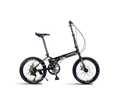 Folding Bike : ADOSB Folding Bicycle - Simple Personality Home Fashion Folding Bicycle Personality Shock Absorption Ultra Light Portable Exquisite And Durable Folding Bicycle