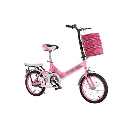 Folding Bike : ADOSB Folding Bicycle - Simple Personality Home Folding Bicycle Bicycle Unisex Folding Bicycle Lightweight And Durable