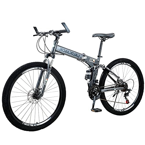 Folding Bike : Agoinz Mountain Bike Ergonomic Bicycle, Comfortable And Beautifu, Folding ​easy To Fold, Anti-skid Tires, Suitable For Mountains And Streets, Small Space Occupation