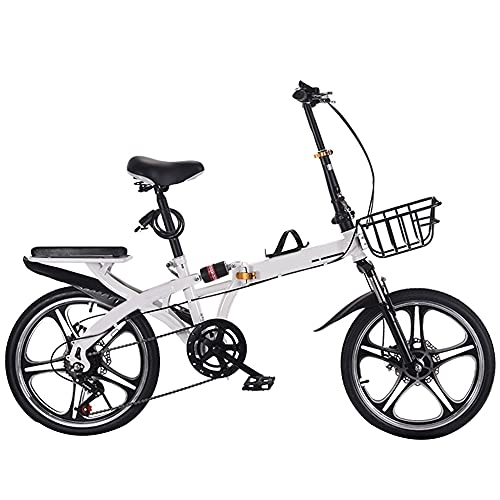 Folding Bike : Agoinz Mountain Bike Folding Bike, Low Friction, Dustproof, Breathable And Smooth Soft Cushion, Effortless Riding, Wear-resistant Tires Bicycle