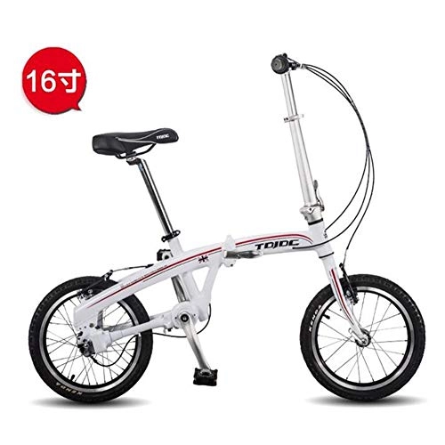 Folding Bike : Archer Quick Folding Bicycle Transmission Shaft Portable Lightweight Urban Unisex-Adult Student Bike Spoke Wheel, 16inch