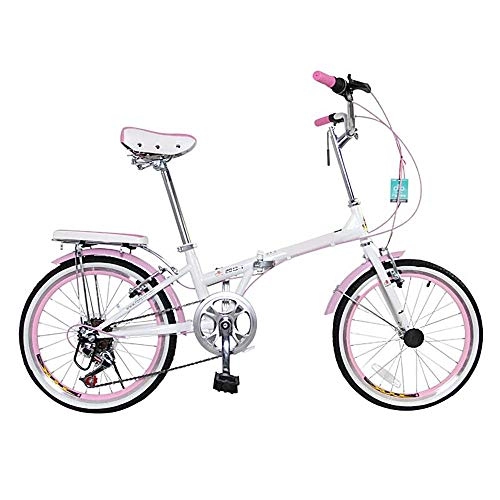Folding Bike : BANGL B Folding Bicycle Speed Men and Women Students Sports and Leisure Bicycle 7 Speed 20 Inch