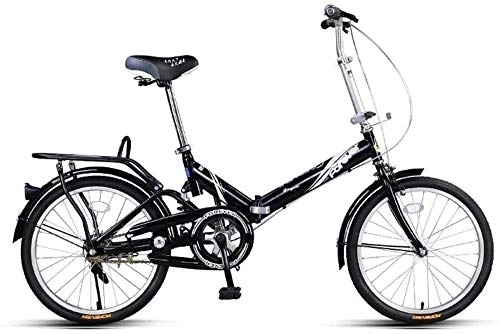 Folding Bike : Bicycle Folding Bicycle Adult Lightweight Portable 20 Inch Folding Bike Foldable Bikes Folding Single-Speed Bicycle (Color : 2)