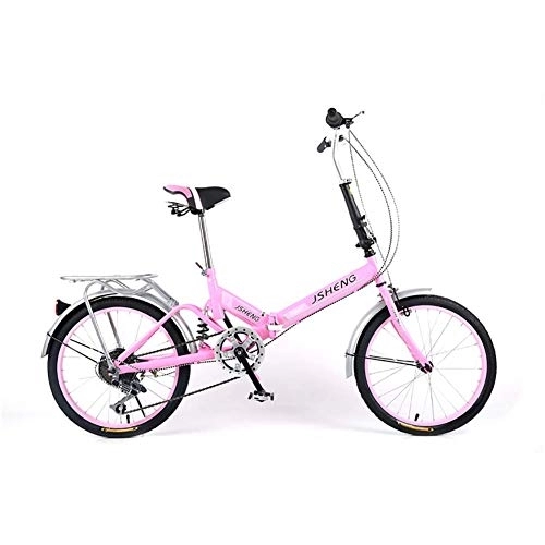 Folding Bike : Bicycle Folding Bike, Great for Urban Riding and Commuting, Featuring Steel Frame, Front and Rear Fenders, and 20-Inch Wheels Men's Women's Bike