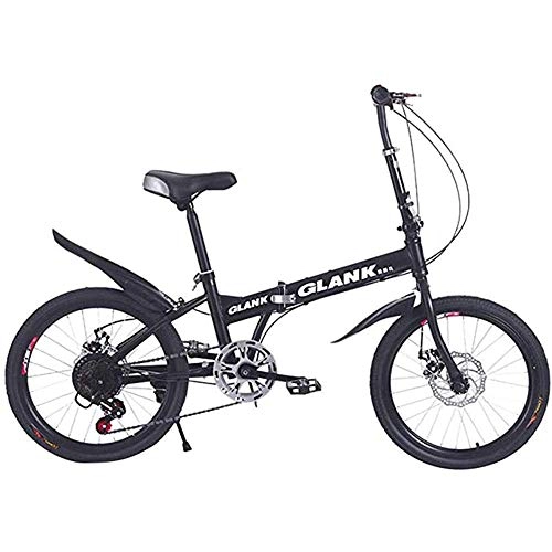 Folding Bike : Bike Bike Bicycle Outdoor Cycling Fitness Portable Student Folding Bikes, Kid Bicycle, 20 inch Mini Portable Folding Bike Lightweight Folding Speed Bicycle, Damping Bicycle, Birthday Gifts, Party Gifts, Bl
