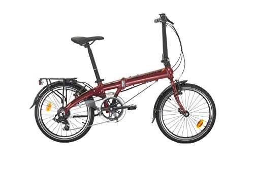 Folding Bike : Bikesport TOUR Folding Bike Bicycle 20 inch wheels Shimano 6 gears (Black)