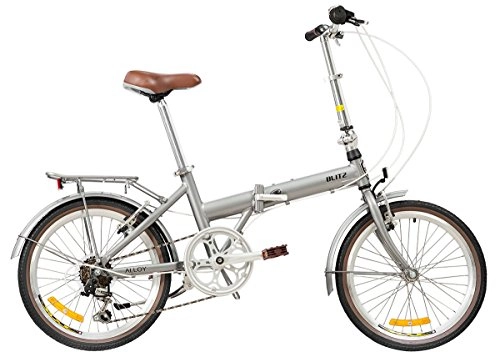 Folding Bike : Blitz Alloy Folding Bike - Grey
