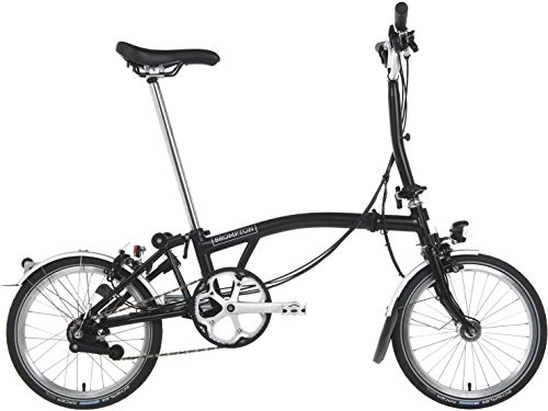 Folding Bike : Brompton Folding Bike M6L 2020 Lightweight Foldable 11.88kg Men and Women City Bicycle